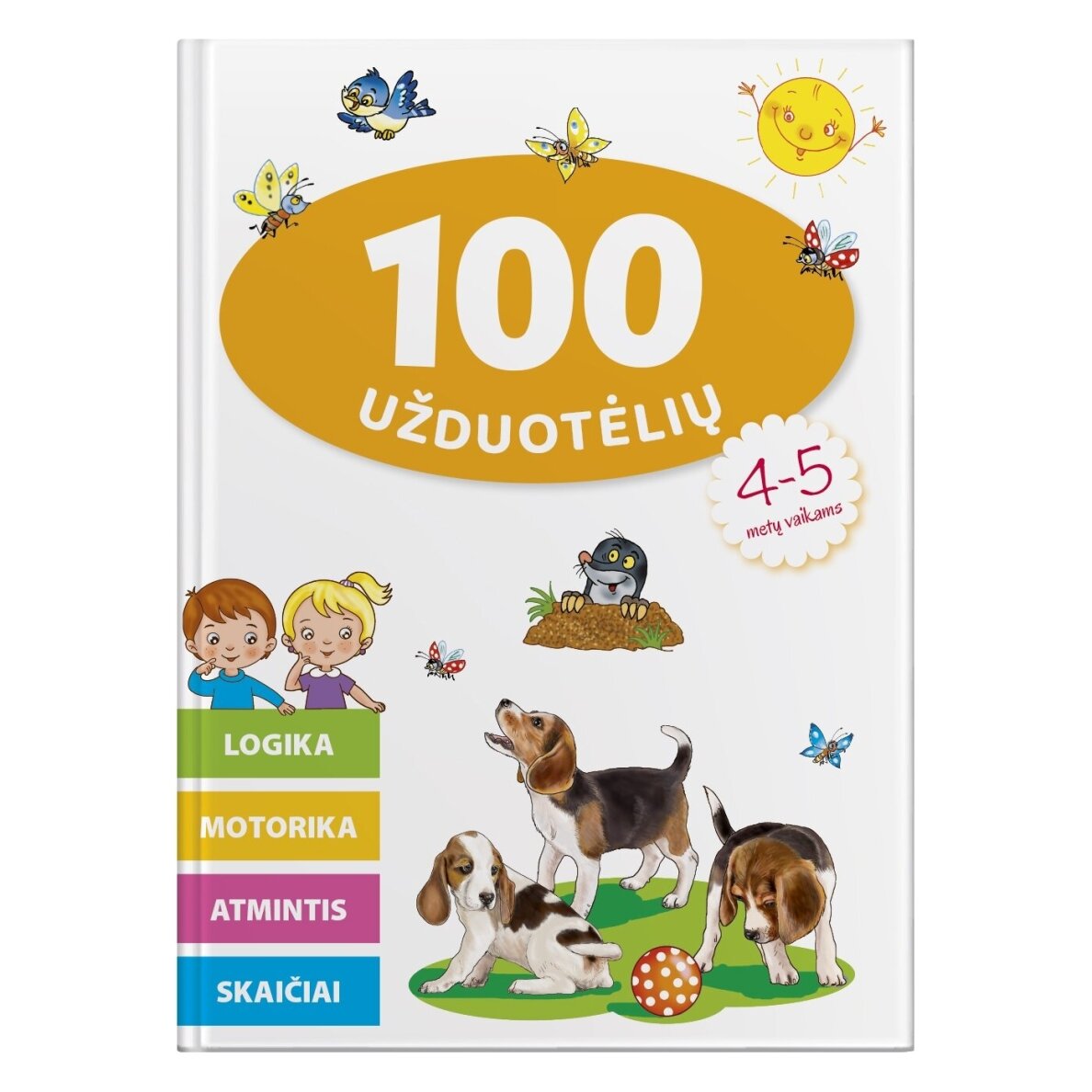 BROKAS. 100 užduotėlių 4-5 metų vaikams. Logika, motorika, atmintis, skaičiai (grįžę iš prekybos vietų) BROKAS. 100 užduotėlių 4-5 metų vaikams. Logika, motorika, atmintis, skaičiai (grįžę iš prekybos vietų)