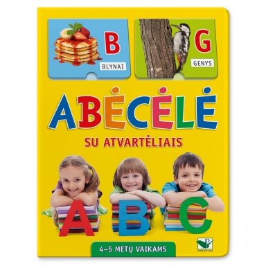 Abėcėlė su atvartėliais 4-5 metų vaikams Abėcėlė su atvartėliais 4-5 metų vaikams