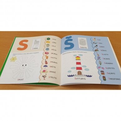 Abėcėlė su lipdukais 4-5 metų vaikams (grįžę iš prekybos vietų) 2 Abėcėlė su lipdukais 4-5 metų vaikams (grįžę iš prekybos vietų) 2
