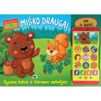 BROKAS. Vaikiškas išmanusis telefonas. MIŠKO DRAUGAI (NEGROJA, iš grąžinimų) BROKAS. Vaikiškas išmanusis telefonas. MIŠKO DRAUGAI (NEGROJA, iš grąžinimų)