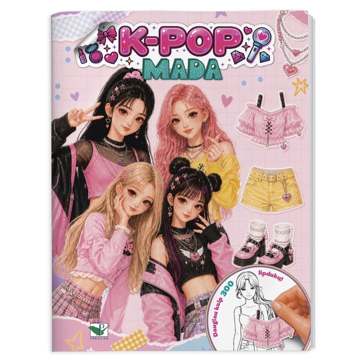 K-POP mada. Daugiau kaip 300 lipdukų K-POP mada. Daugiau kaip 300 lipdukų