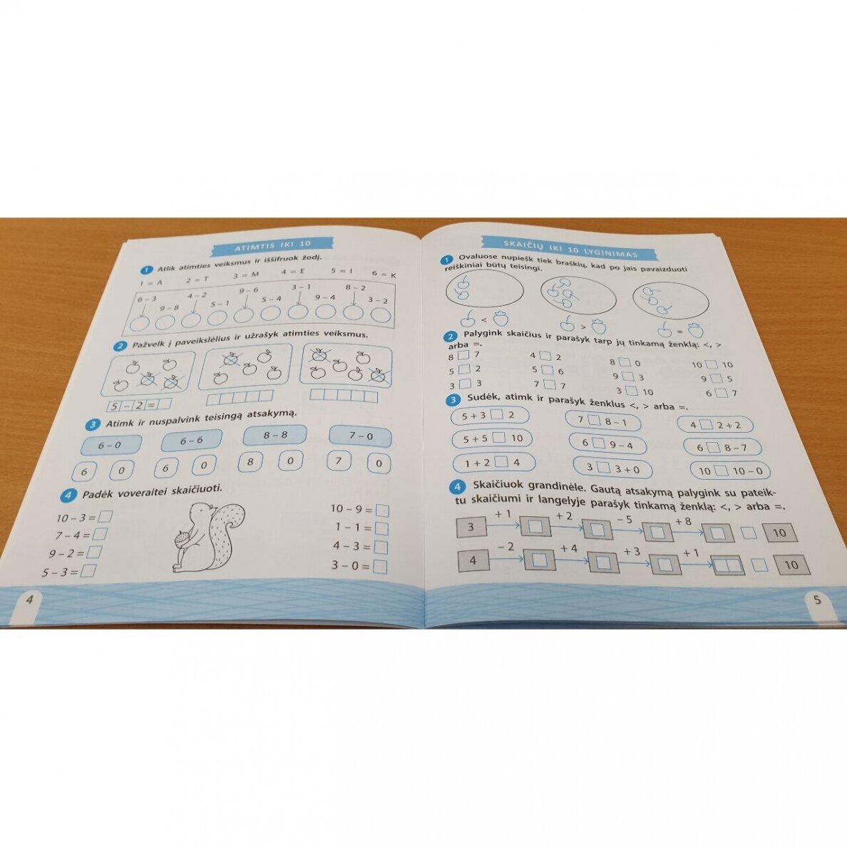 Kartojimo užduotys pirmokams. Matematika. Lietuvių kalba. 2