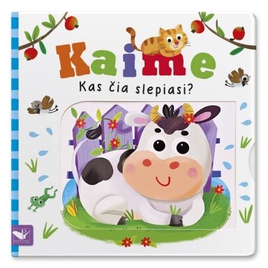 Kas čia slepiasi? Kaime. Su judančiais elementais Kas čia slepiasi? Kaime. Su judančiais elementais
