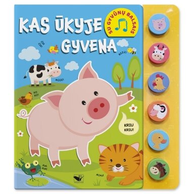 Kas ūkyje gyvena. Su gyvūnų balsais Kas ūkyje gyvena. Su gyvūnų balsais