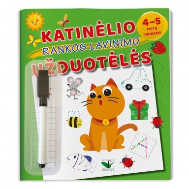 BROKAS. Katinėlio rankos lavinimo užduotėlės 4-5 metų vaikams (iš grąžinimų) BROKAS. Katinėlio rankos lavinimo užduotėlės 4-5 metų vaikams (iš grąžinimų)