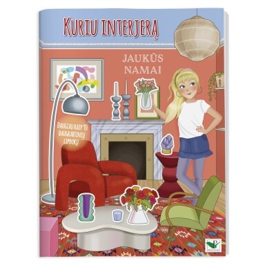 Kuriu interjerą. Jaukūs namai. Daugiau kaip 90 daugkartinių lipdukų Kuriu interjerą. Jaukūs namai. Daugiau kaip 90 daugkartinių lipdukų