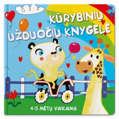 Kūrybinių užduočių knygelė 4-5 metų vaikams Kūrybinių užduočių knygelė 4-5 metų vaikams