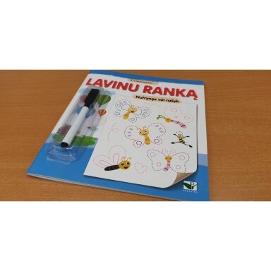 Lavinu ranką. 4-5 metų vaikams. Nutrynęs vėl rašyk. Su flomasteriu Lavinu ranką. 4-5 metų vaikams. Nutrynęs vėl rašyk. Su flomasteriu