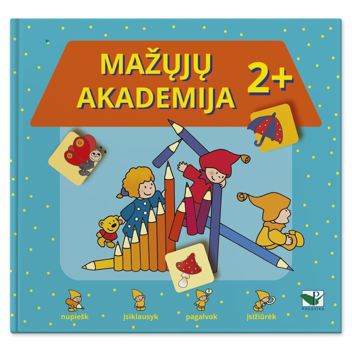 Mažųjų akademija 2+ (su lipdukais)