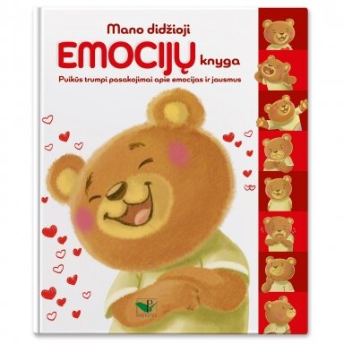 BROKAS!!! Mano didžioji emocijų knyga. Puikūs trumpi pasakojimai apie emocijas ir jausmus (įplėštas viršelis)