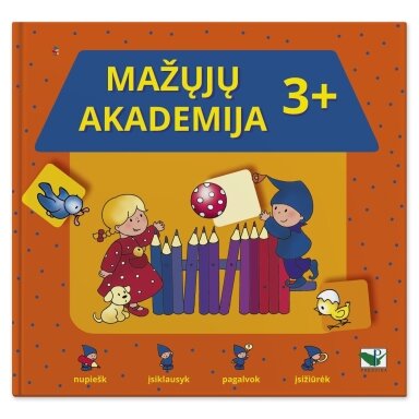 Mažųjų akademija 3+ (su lipdukais) Mažųjų akademija 3+ (su lipdukais)