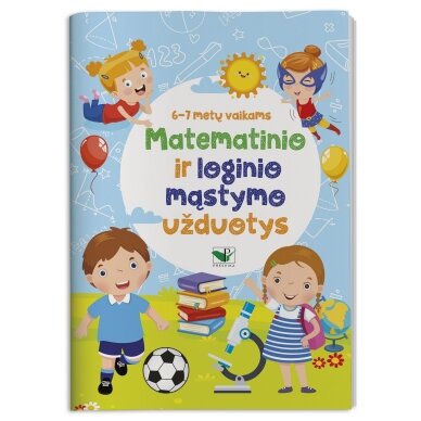 BROKAS. Matematinio ir loginio mąstymo užduotys 6-7 metų vaikams (grįžę iš prekybos vietų, minimaliai palamdytas viršelis) BROKAS. Matematinio ir loginio mąstymo užduotys 6-7 metų vaikams (grįžę iš prekybos vietų, minimaliai palamdytas viršelis)