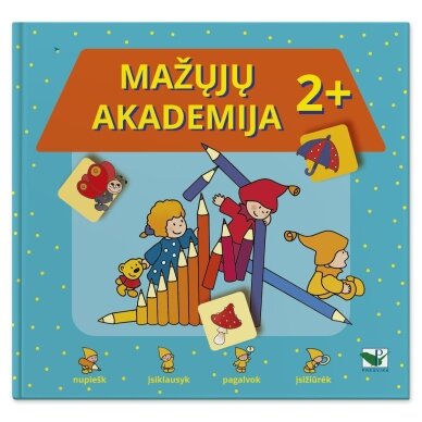 Mažųjų akademija 2+ (su lipdukais) Mažųjų akademija 2+ (su lipdukais)