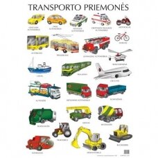 Plakatas "Transporto priemonės" (iš grąžinimų)