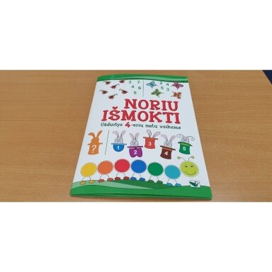 Noriu išmokti. Užduotys 4-erių metų vaikams Noriu išmokti. Užduotys 4-erių metų vaikams