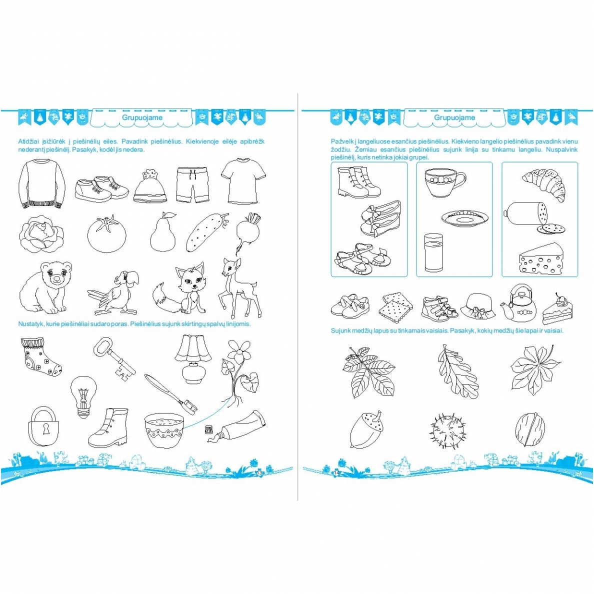 Pratimai 4-mečiui su lipdukais. Laviname dėmesį, atmintį, loginį mąstymą 3 Pratimai 4-mečiui su lipdukais. Laviname dėmesį, atmintį, loginį mąstymą 3