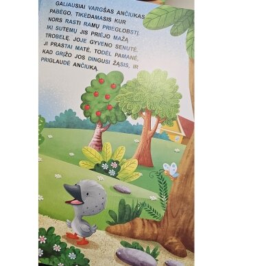 Pradedu skaityti. Bjaurusis ančiukas. Didžiosiomis raidėmis ir skiemenimis 1