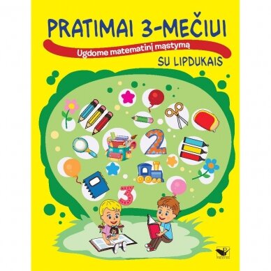 BROKAS!!! Pratimai 3-mečiui su lipdukais. Ugdome matematinį mąstymą (grįžę iš prekybos vietų) BROKAS!!! Pratimai 3-mečiui su lipdukais. Ugdome matematinį mąstymą (grįžę iš prekybos vietų)