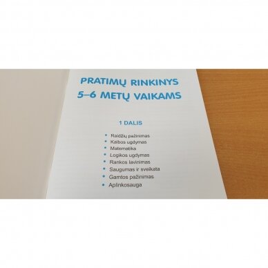 BROKAS!!! Pratimų rinkinys 5-6 metų vaikams. 1 dalis   (minimalūs višelio defektai) 2