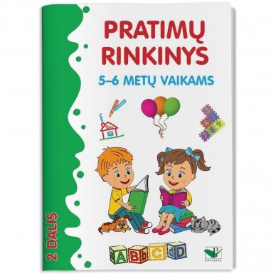 BROKAS. Pratimų rinkinys 5-6 metų vaikams. 2 dalis (minimalūs višelio defektai) BROKAS. Pratimų rinkinys 5-6 metų vaikams. 2 dalis (minimalūs višelio defektai)