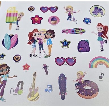 Skaičiuok ir spalvink. Su lipdukais. Polly Pocket Skaičiuok ir spalvink. Su lipdukais. Polly Pocket