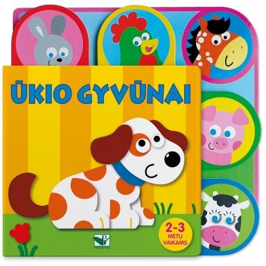 Ūkio gyvūnai. 2-3 metų vaikams (kontūriniai puslapiai) Ūkio gyvūnai. 2-3 metų vaikams (kontūriniai puslapiai)