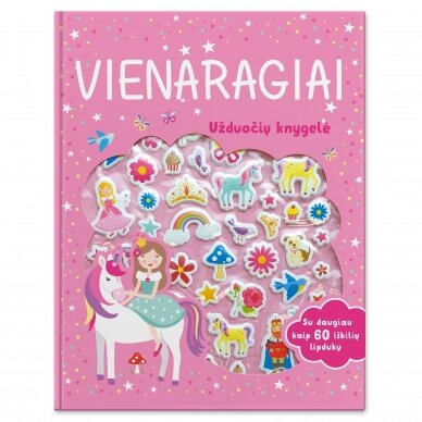 BROKAS!!! VIENARAGIAI. Užduočių knygelė su daugiau kaip 60 iškilių lipdukų (grįžę iš prekybos vietų) BROKAS!!! VIENARAGIAI. Užduočių knygelė su daugiau kaip 60 iškilių lipdukų (grįžę iš prekybos vietų)