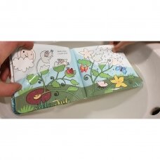 Vonios knygelė su vonios lipdukais dėžutėje. DIDYSIS MOLIŪGAS (smarkiai palankstyta dėžutė, vidus geras)